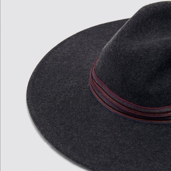 ZARA BNWT Banded Wool Hat - Picture 2 of 4